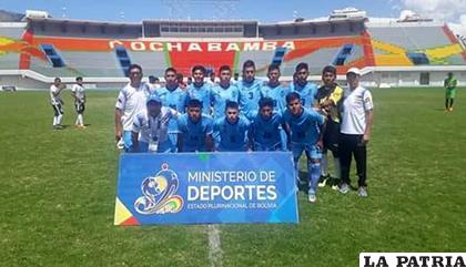 La selección orureña de varones no pudo ante Cochabamba /cortesía Alejandro Bascopé