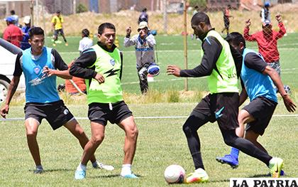Durante el entrenamiento de los 