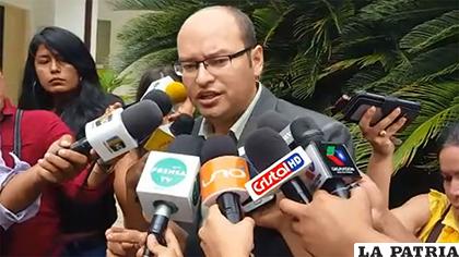 El vocero de la Arquidiócesis de Santa Cruz, Erwin Bazán /RRSS