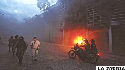El Serecí también fue quemado en la jornada de disturbios/ El Deber