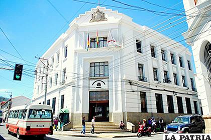 Edificio de la Fiscalía General del Estado en Sucre /Correo del Sur

