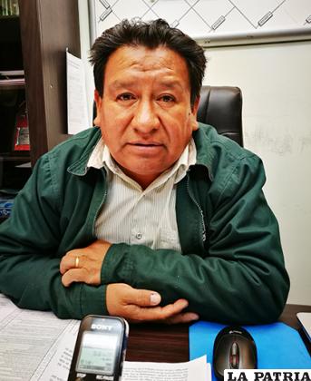 WILFREDO CANAVIRI (EMAO) El gerente de la empresa de aseo aún se mantiene en el cargo, fue el tercero que ocupó el cargo en la gestión de Hilaria Sejas