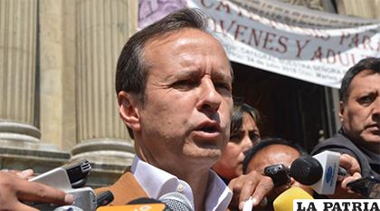 El exmandatario Jorge Tuto Quiroga /ANF