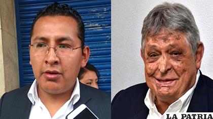 Marcelo Gutiérrez, director de Dircabi, y Jaime Paz Zamora/ ANF