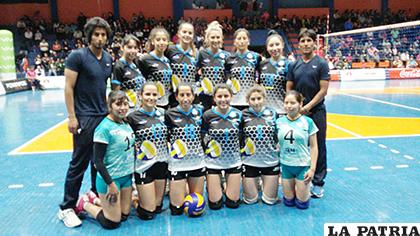 América permanecerá en la Liga Superior del Voleibol Boliviano /cortesía Lucio Zeballos