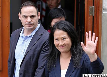 El norteamericano Mark Vito y Keiko Fujimori /W Radio