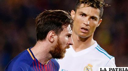 Cristiano Ronaldo y Lionel Messi fueron rivales por muchos años en la liga española /canalrcn.com