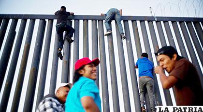 Muro en zona fronteriza de México con EE.UU. / lavoz.com.ar