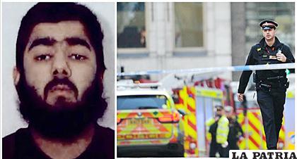 Usmar Khan, de 28 años, identificado por la Policía como el autor del ataque
