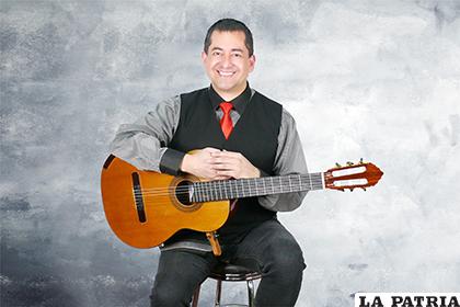 Marcos Puña es un guitarrista orureño destacado /LA PATRIA