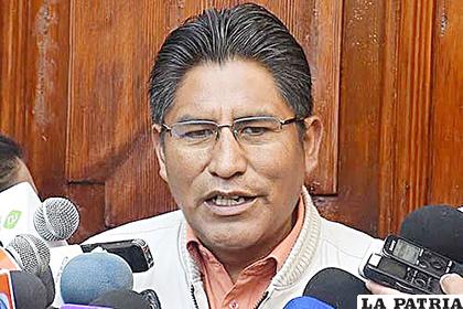 Félix Patzi, gobernador de La Paz /BOLIVIA EN TUS MANOS