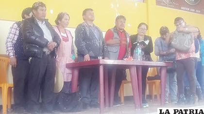 Los miembros del Comité Ad Hoc de los gremiales /LA PATRIA