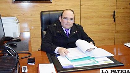 El presidente del Tribunal Constitucional Plurinacional (TCP), Paul Franco /ANF