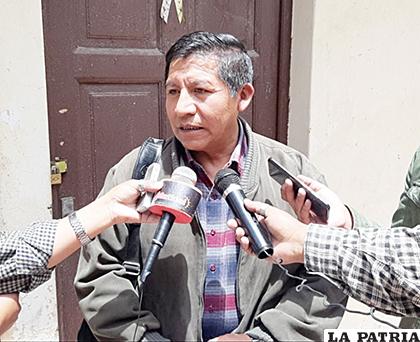 Rómulo Gutiérrez, el primer postulante, a dos días de cerrar el plazo /LA PATRIA
