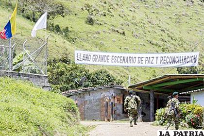 Una de las zonas veredales de las FARC /rcnradio.com