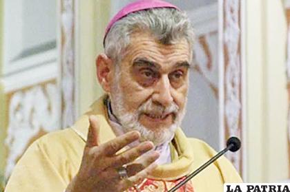 El arzobispo de Santa Cruz, monseñor Sergio Gualberti /erbol.com.bo