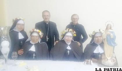 Diócesis de Oruro festejó junto a la congregación de las hermanas /LA PATRIA
