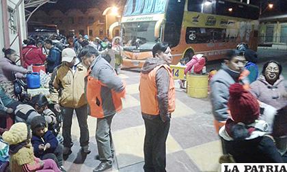 Los operativos de control en las terminales de buses serán permanentes /LA PATRIA
