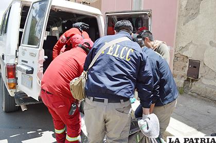El cuerpo fue trasladado a la morgue del Cementerio General /LA PATRIA