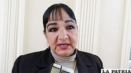 Senadora Carmen Eva Gonzales /ERBOL