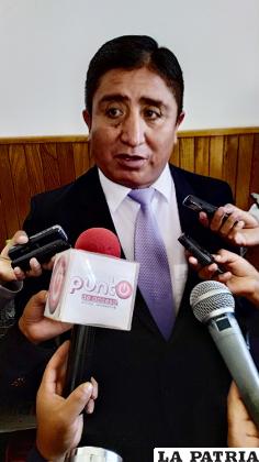 El alcalde, Oswaldo Olivera /LA PATRIA