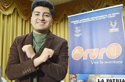 Daril Muñoz pide el apoyo de Oruro /LA PATRIA