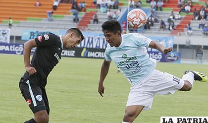 Bolívar ganó en la ida en Cochabamba 1-0 el 25/08/2019 /APG