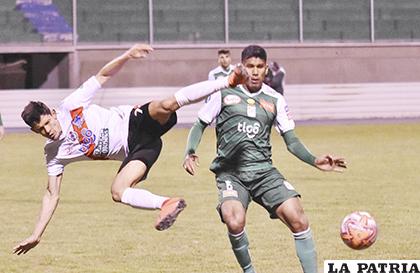 Oriente Petrolero ganó en la ida 3-2 en Potosí el 25/08/2019 /APG