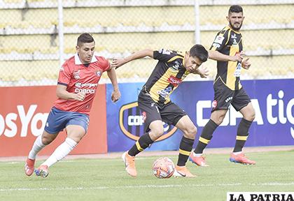 The Strongest venció 2-0 en la ida en La Paz el 25/08/2019 /APG