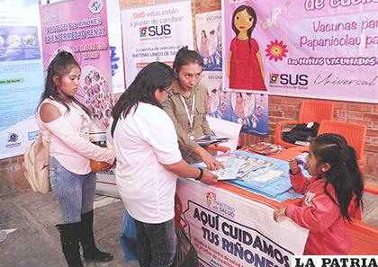 Mujeres y niñas aprendieron sobre el cuidado de sus cuerpos /LA PATRIA
