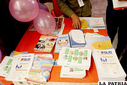 Material didáctico también fue repartido /LA PATRIA
