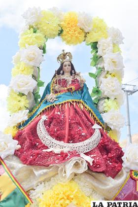 La Virgen del Socavón infaltable en el Primer Convite 
