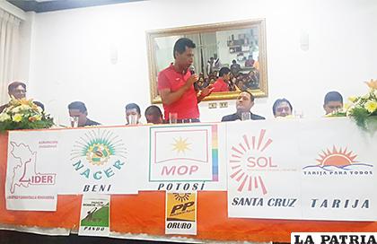 Acto fundacional de la alianza 