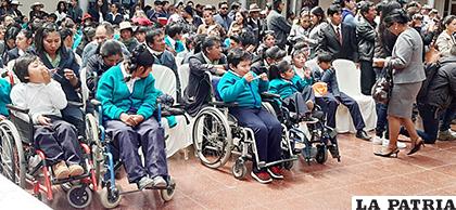 La mayoría son estudiantes con discapacidad intelectual/ LA PATRIA