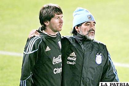 Maradona dirigió a Messi en el Mundial Alemania 2006 
/elespectador.com