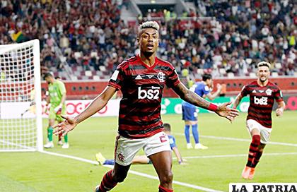Bruno Henrique marcó el segundo del Flamengo /ultimahora.com