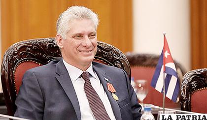 El presidente de Cuba, Miguel Díaz-Canel/laprensa.e3.pe