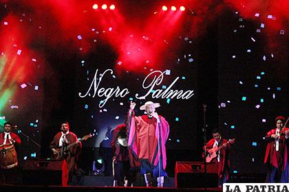 El Negro Palma llegó a Oruro con todo su talento /Carla Herrera /LA PATRIA