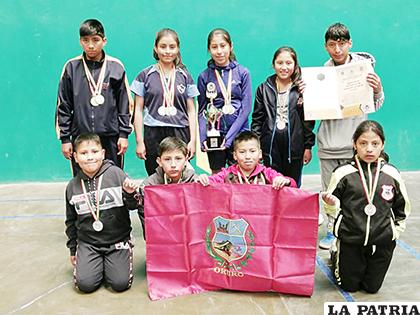 Oruro tuvo un buen desempeño en el certamen nacional 
/cortesía Gabriela Mejía

