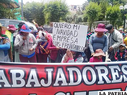 Mineros de Challa Apacheta afirman que seguirán movilizados /LA PATRIA
