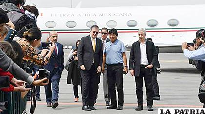 El expresidente Morales tiene una muy buena relación con la autoridad mexicana /Aciprensa
