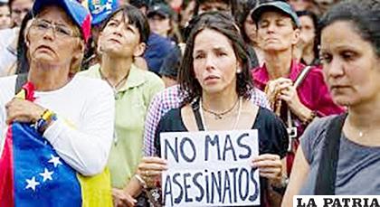 Entre las más de 16.000 muertes violentas, 