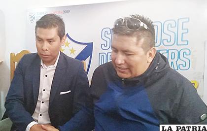 Durante el traspaso de mando y de las oficinas del 