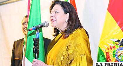 La embajadora partirá a su país /EFE

