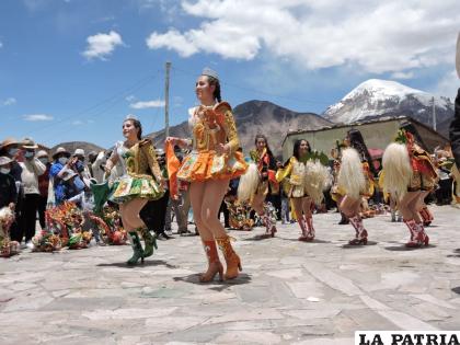 Durante el acto de reactivación turística que se realizó en Sajama /Gad-Oru