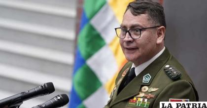 Comandante de la Policia Boliviana, Jhonny Aguilera /erbol.com