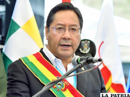 Luis Arce, Presidente del Estado Plurinacional de Bolivia /ABI