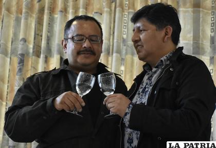 Guido Montano y David Aruquipa