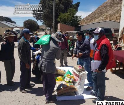 Varios comunarios se vieron beneficiados por este proyecto /Gad-Oru