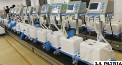 Los respiradores chinos que fueron adquiridos por el Gobierno de Áñez /ANF